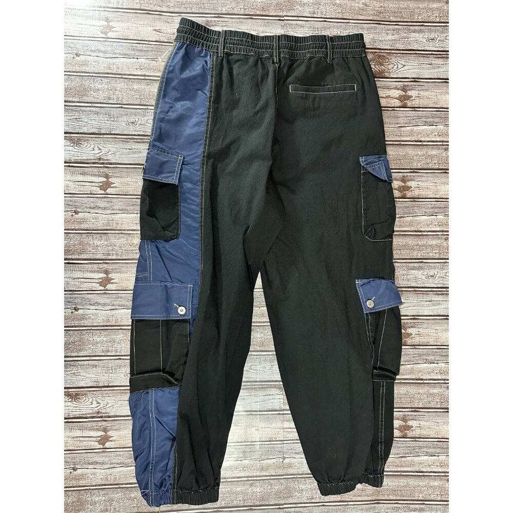 Feng Chen Wang Hybrid color block joggers pants size XL black multi - Picture 3 of 6